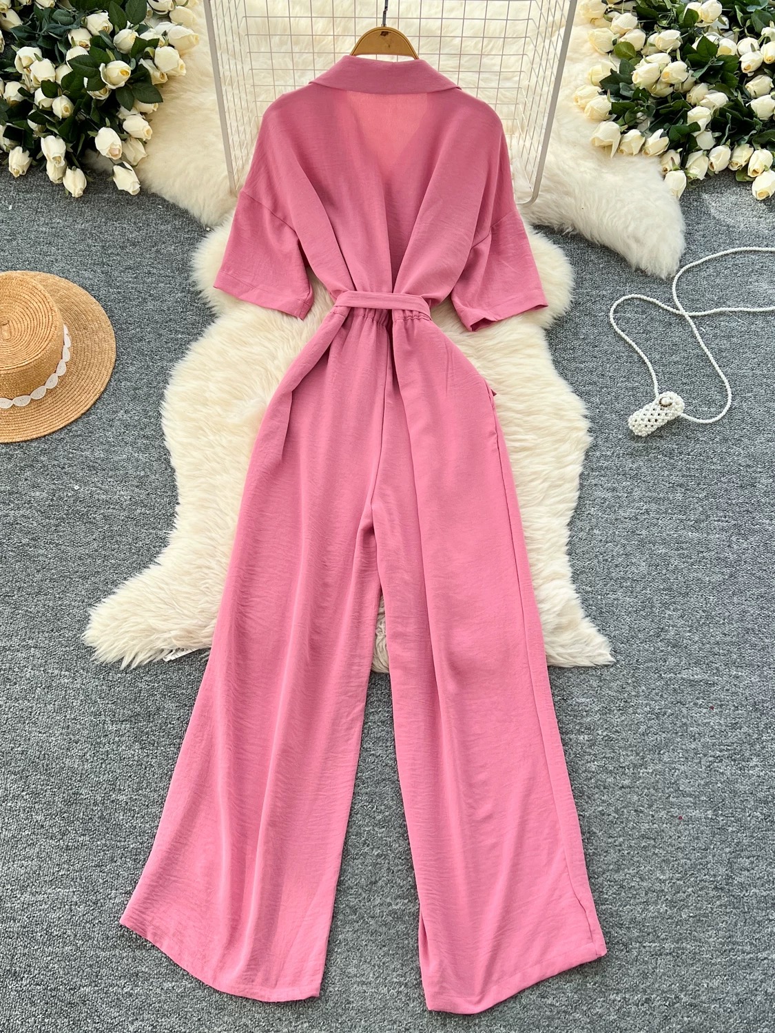 Violet jumpsuit CJS155 images